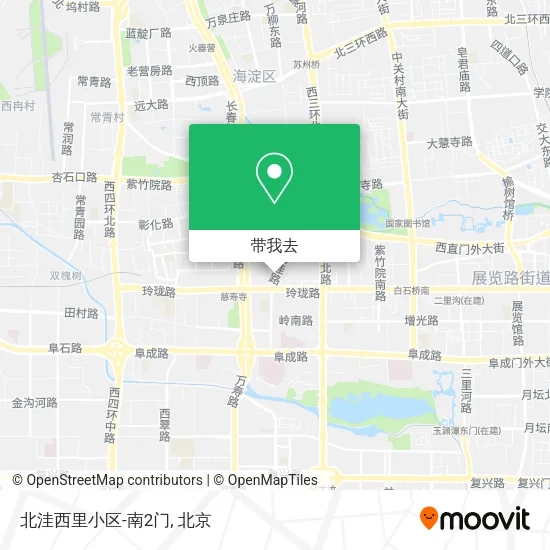 北洼西里小区-南2门地图