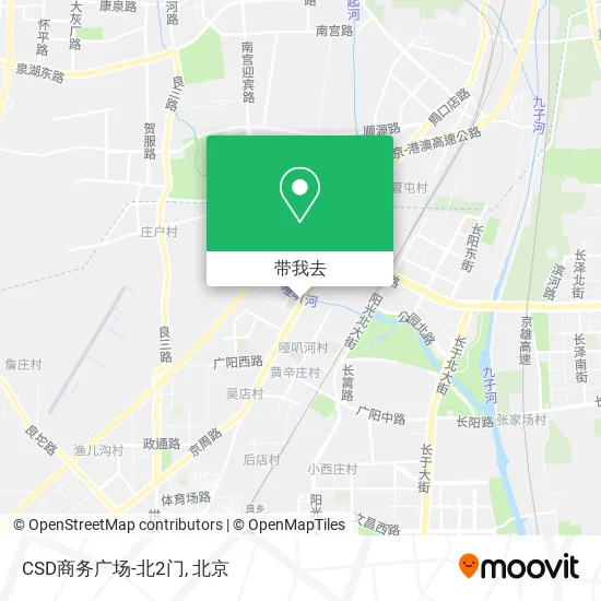 CSD商务广场-北2门地图