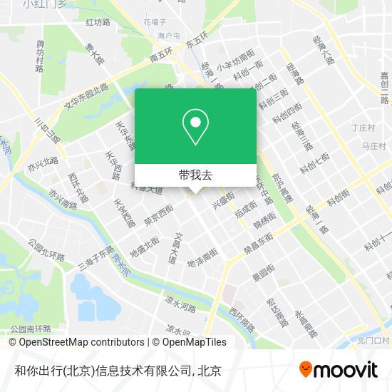 和你出行(北京)信息技术有限公司地图