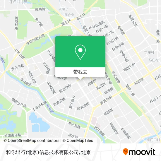 和你出行(北京)信息技术有限公司地图
