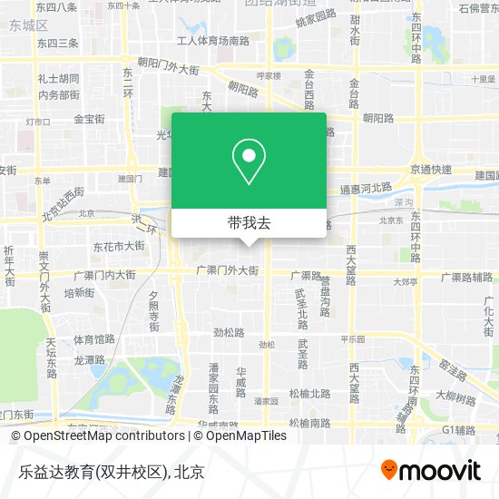 乐益达教育(双井校区)地图