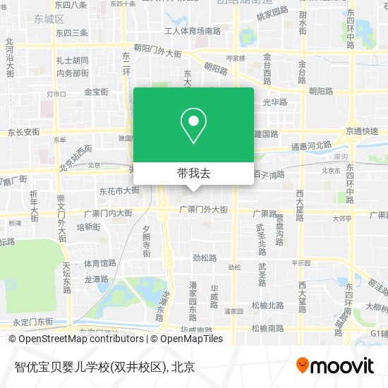 智优宝贝婴儿学校(双井校区)地图