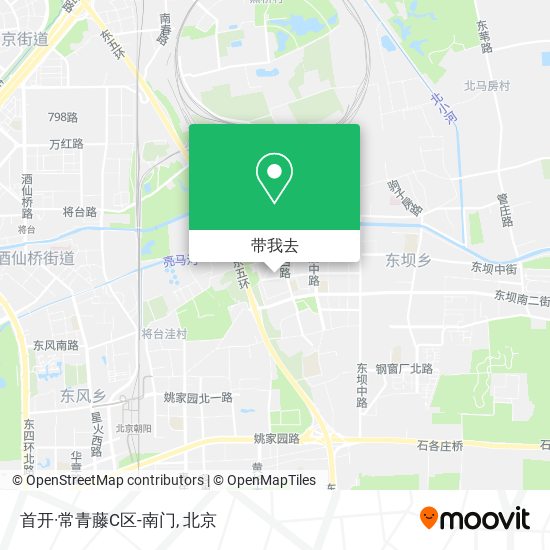 首开·常青藤C区-南门地图