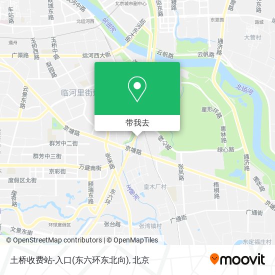 土桥收费站-入口(东六环东北向)地图