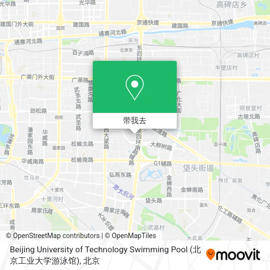 Beijing University of Technology Swimming Pool (北京工业大学游泳馆)地图