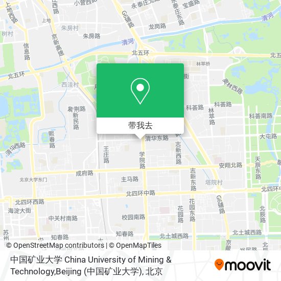 中国矿业大学 China University of Mining & Technology,Beijing地图