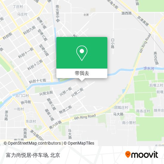 富力尚悦居-停车场地图