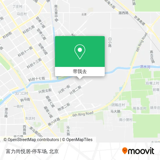 富力尚悦居-停车场地图