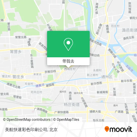 美航快速彩色印刷公司地图