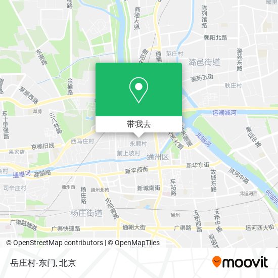 岳庄村-东门地图