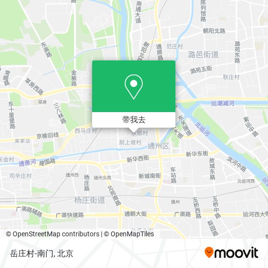 岳庄村-南门地图