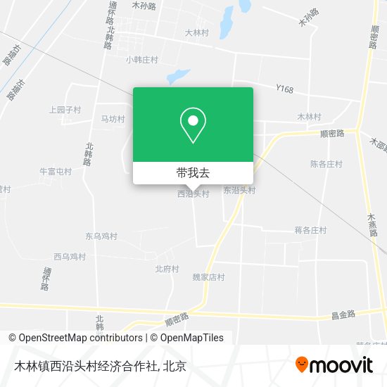 木林镇西沿头村经济合作社地图