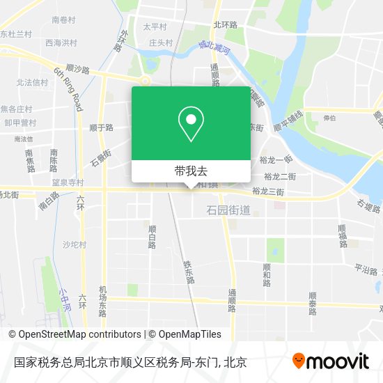国家税务总局北京市顺义区税务局-东门地图