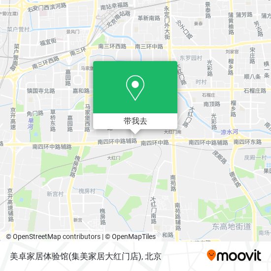 美卓家居体验馆(集美家居大红门店)地图