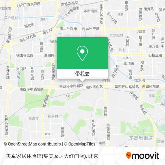 美卓家居体验馆(集美家居大红门店)地图
