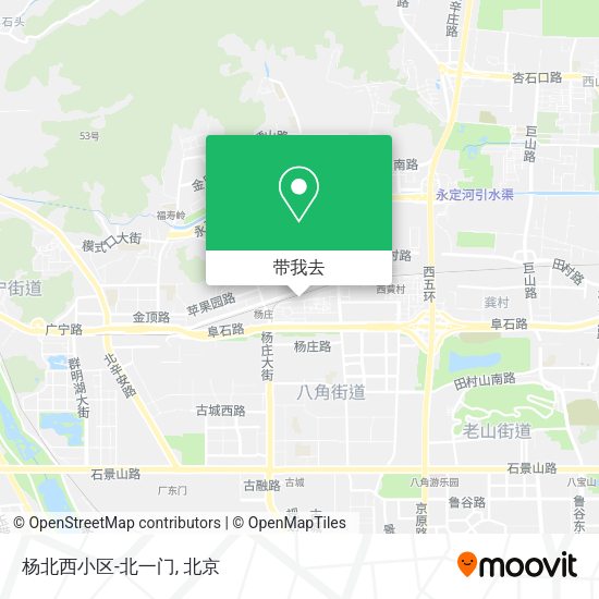 杨北西小区-北一门地图