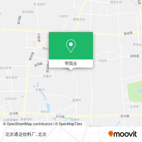 北京通达饮料厂地图
