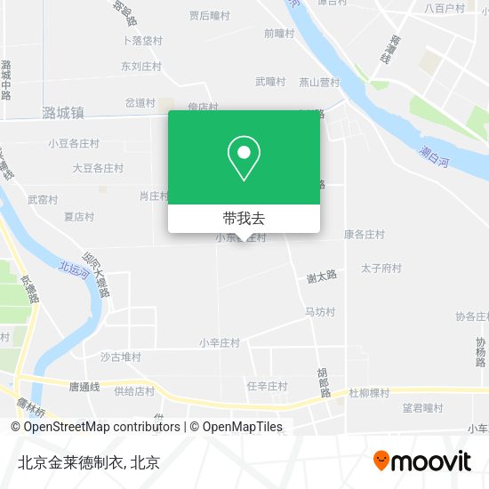 北京金莱德制衣地图