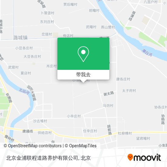 北京金浦联程道路养护有限公司地图