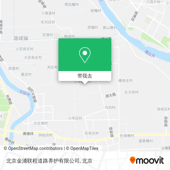 北京金浦联程道路养护有限公司地图