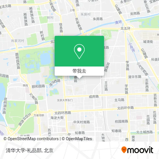 清华大学-礼品部地图