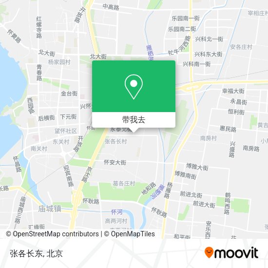 张各长东地图