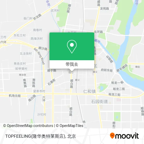 TOPFEELING(隆华奥特莱斯店)地图