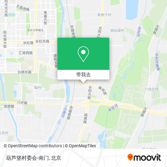 葫芦垡村委会-南门地图