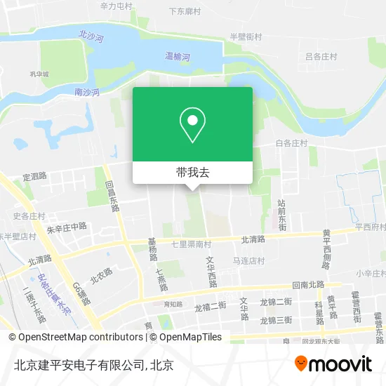 北京建平安电子有限公司地图