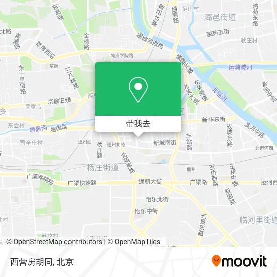 西营房胡同地图