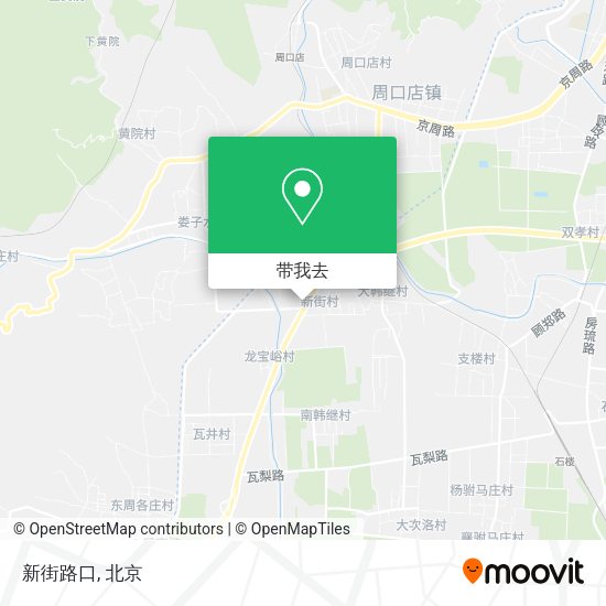 新街路口地图