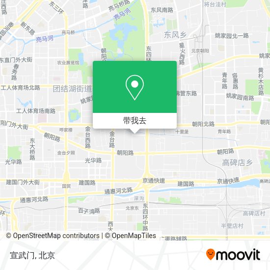 宣武门地图