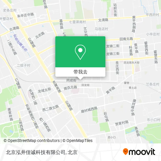 北京泓井佳诚科技有限公司地图