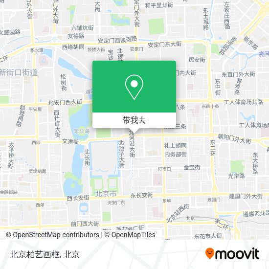 北京柏艺画框地图