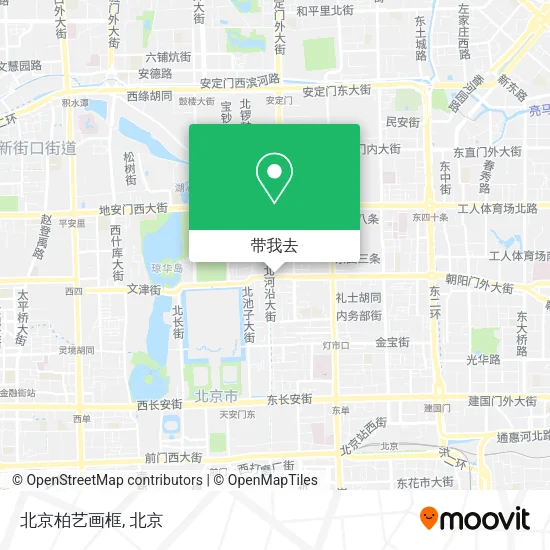 北京柏艺画框地图