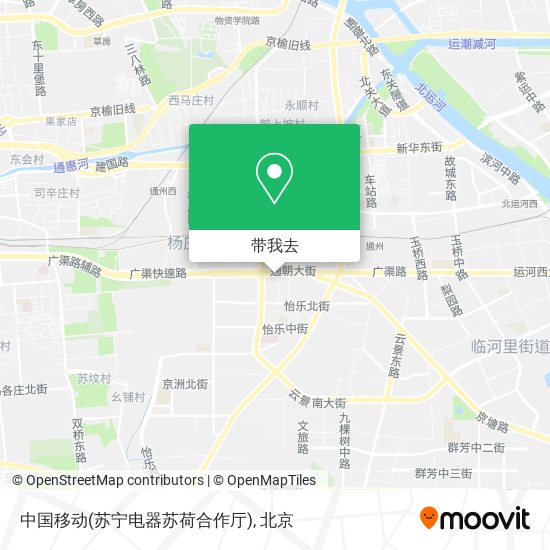 中国移动(苏宁电器苏荷合作厅)地图