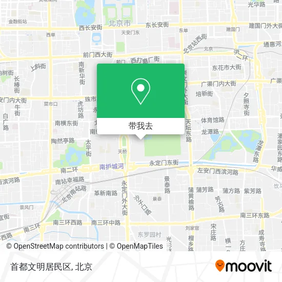 首都文明居民区地图
