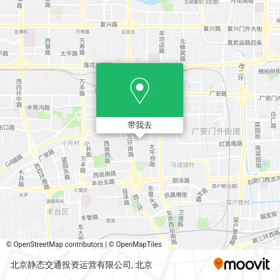 北京静态交通投资运营有限公司地图