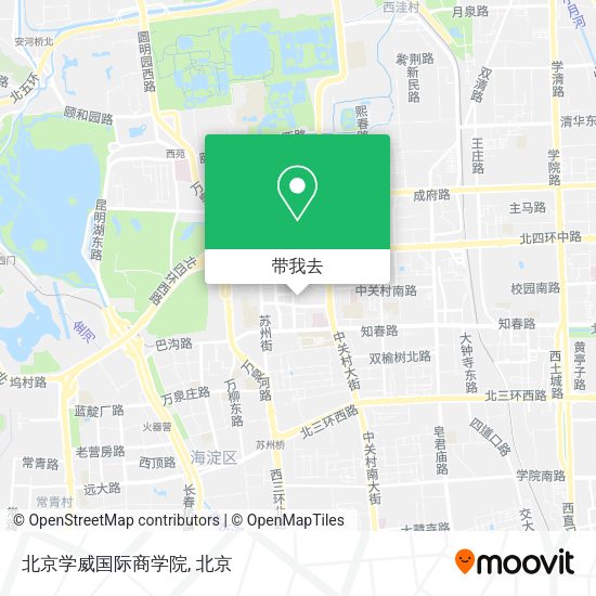 北京学威国际商学院地图