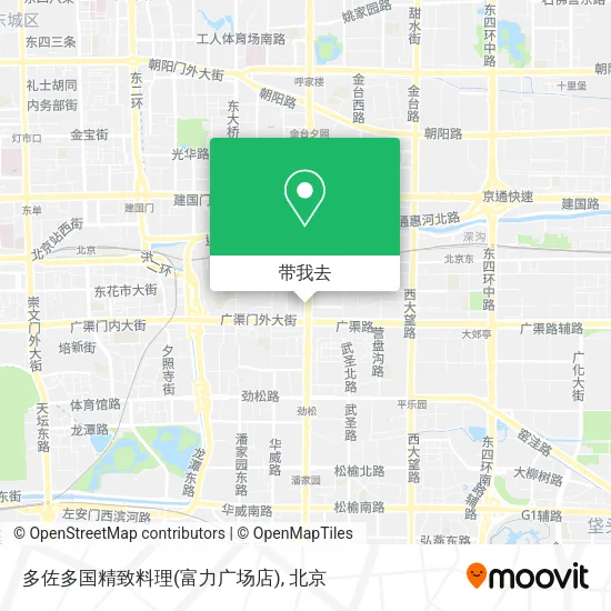 多佐多国精致料理(富力广场店)地图