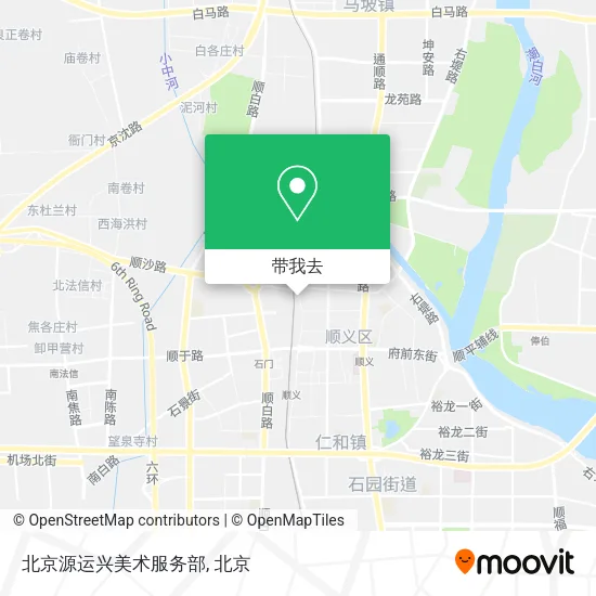 北京源运兴美术服务部地图