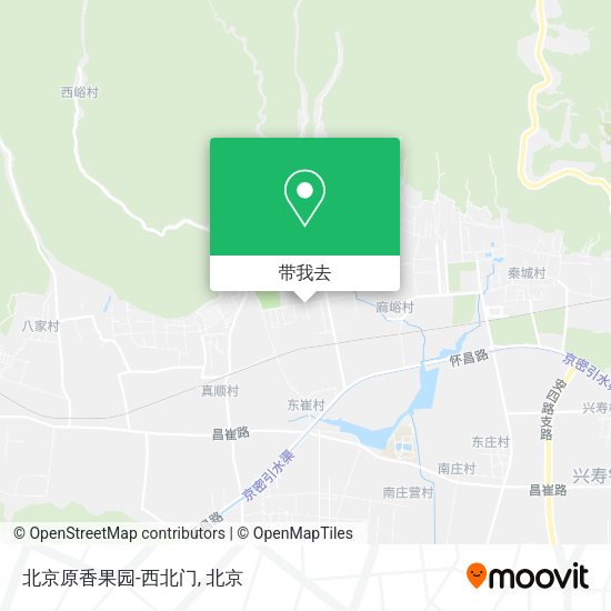 北京原香果园-西北门地图