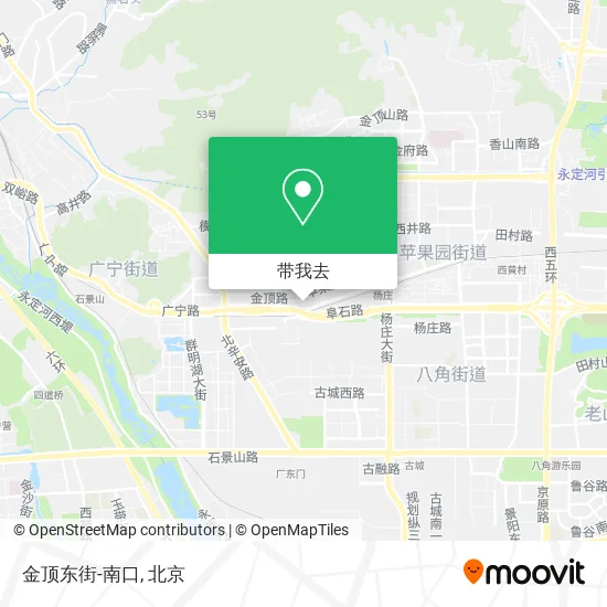 金顶东街-南口地图