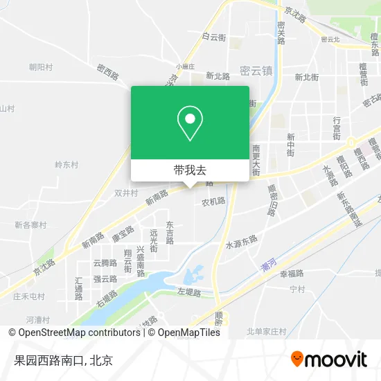 果园西路南口地图