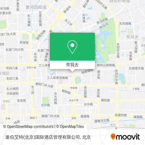 速伯艾特(北京)国际酒店管理有限公司地图