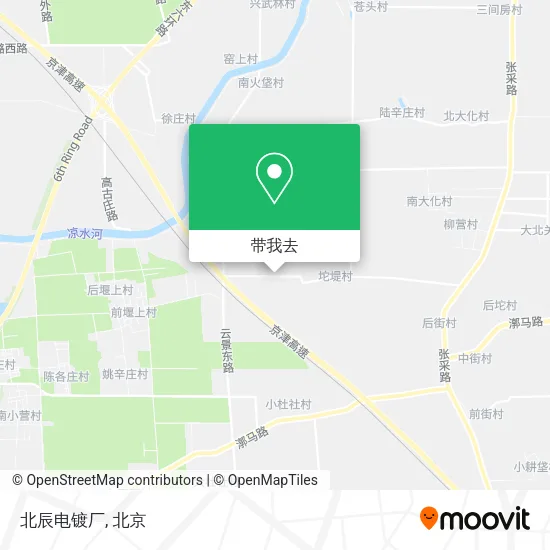 北辰电镀厂地图