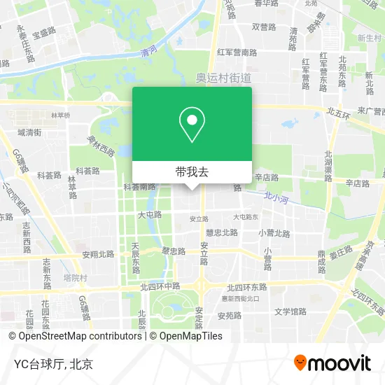 YC台球厅地图