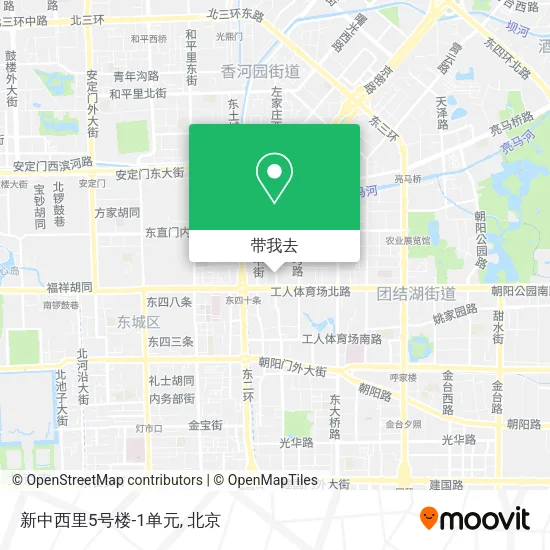 新中西里5号楼-1单元地图