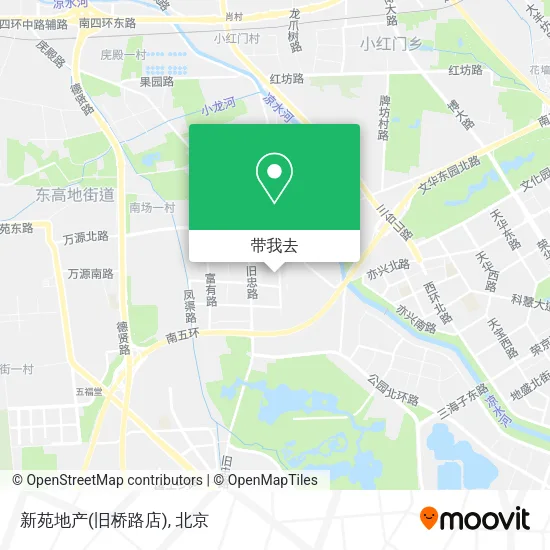 新苑地产(旧桥路店)地图