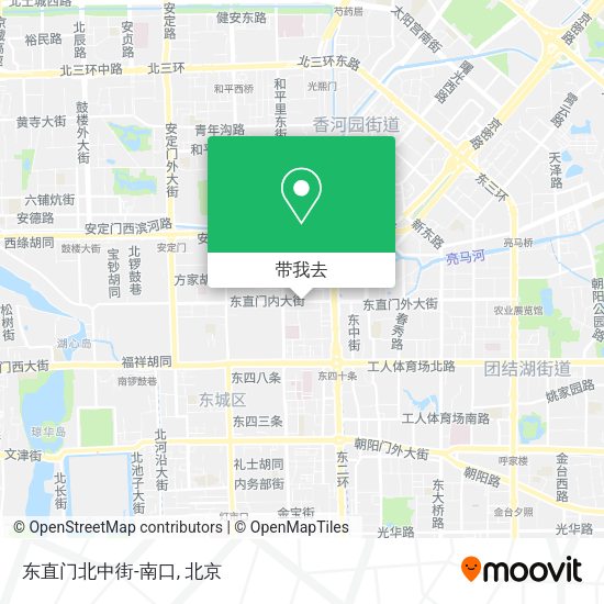 东直门北中街-南口地图